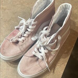 Vans Pink High-Top Women's Sneakers